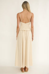 Antonita Cami Strap Maxi Dress Stone