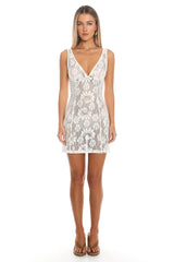 Agua Blanca Mini Dress Off White