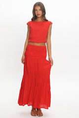 Arden Maxi Skirt Chilli